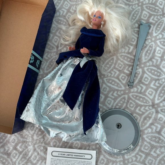 Avon Exclusive Barbie Winter Velvet “First in a Series” Special Edition Doll - Picture 5 of 13